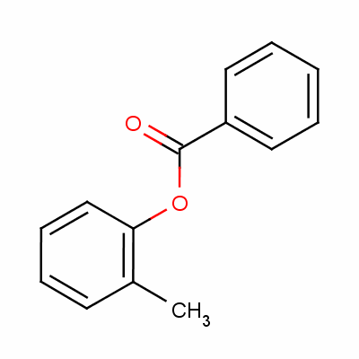 苯甲酸鄰甲苯酯結(jié)構(gòu)式_617-02-7結(jié)構(gòu)式