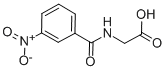 (3-Nitro-benzoylamino)-acetic acid Structure,617-10-7Structure