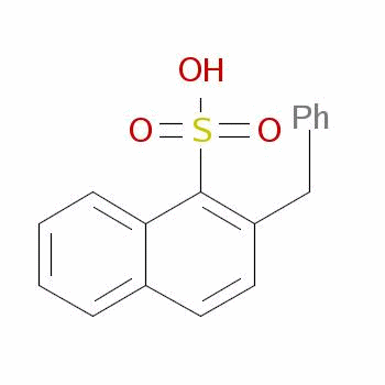 (Phenylmethyl)naphthalenesulphonic acid Structure,61702-93-0Structure