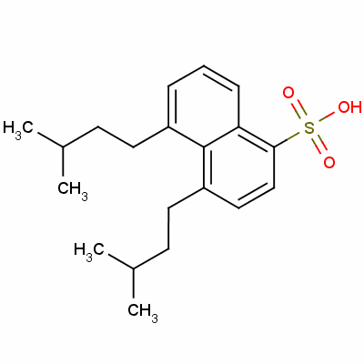 二戊基萘磺酸結構式_61702-94-1結構式