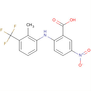 Benzoic acid,2-[[2-methyl-3-(trifluoromethyl)phenyl ]amino]-5-nitro- Structure,61708-31-4Structure