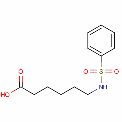 6-[(Phenylsulphonyl)amino]hexanoic acid Structure,61714-42-9Structure