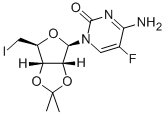 5’-Deoxy-5-fluoro-5’-iodo-2’,3’-o-isopropylidene-d-cytidine Structure,61787-05-1Structure