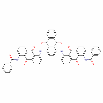 N,n’-[(9,10-dihydro-9,10-dioxoanthracene-1,4-diyl)bis[imino(9,10-dihydro-9,10-dioxoanthracene-5,1-diyl)]]bis(benzamide) Structure,61791-80-8Structure