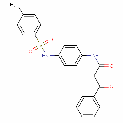 3-Oxo-3-phenyl-n-[4-[[(p-tolyl)sulphonyl ]amino]phenyl ]propionamide Structure,61791-82-0Structure