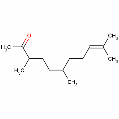 3,6,10-三甲基-9-十一烯-2-酮結(jié)構(gòu)式_61792-37-8結(jié)構(gòu)式