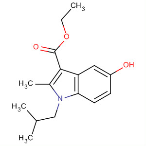 Ethyl 5-hydroxy-1-isobutyl-2-methyl-1h-indole-3-carboxylate Structure,61793-35-9Structure