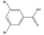 3,5-Dibromobenzoic acid Structure,618-58-6Structure