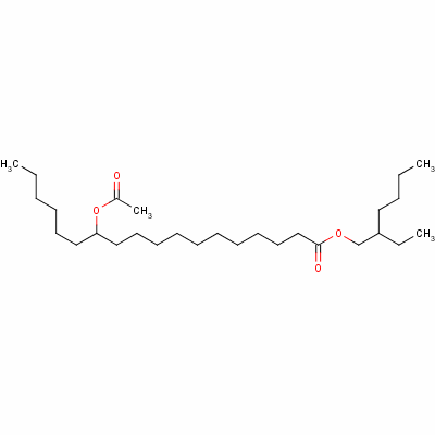 2-Ethylhexyl 12-(acetoxy)octadecanoate Structure,61800-40-6Structure