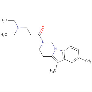 2-(3-Diethylaminopropionyl)-5,7-dimethyl-1,2,3,4-tetrahydropyrimido[1,6-a]indole Structure,61802-43-5Structure