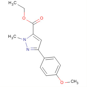 Ethyl 3-(4-methoxyphenyl)-1-methyl-1h-pyrazole-5-carboxylate Structure,618070-51-2Structure