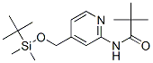 N-[4-(Tert-butyl-dimethyl-silanyloxymethyl)-pyridin-2-yl]-2,2-dimethyl-propionamide Structure,618107-92-9Structure