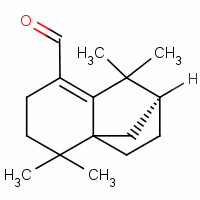 (2S)-1,3,4,5,6,7-六氫-1,1,5,5-四甲基-2H-2,4a-甲烷萘-8-甲醛結(jié)構(gòu)式_61826-54-8結(jié)構(gòu)式