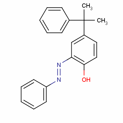 4-(1-Methyl-1-phenylethyl)-2-(phenylazo)phenol Structure,61827-72-3Structure