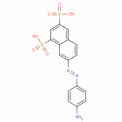 7-[(4-Aminophenyl)azo]naphthalene-1,3-disulphonic acid Structure,61827-77-8Structure