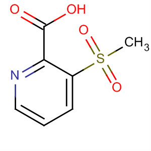 3-(Methylsulfonyl)-2-pyridinecarboxylic acid Structure,61830-06-6Structure