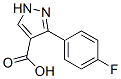 3-(4-Fluorophenyl)-1H-pyrazole-4-carboxylic acid Structure,618383-44-1Structure