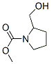 1-Pyrrolidinecarboxylicacid,2-(hydroxymethyl)-,methylester(9ci) Structure,618387-12-5Structure