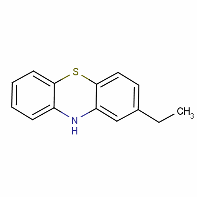 2-乙基-10H-吩噻嗪結(jié)構(gòu)式_61852-27-5結(jié)構(gòu)式