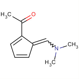 1-{(5E)-5-[(dimethylamino)methylene]-1,3-cyclopentadien-1-yl}ethanone Structure,61857-23-6Structure