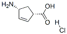 (1S,4R)-4-氨基-2-環(huán)戊烯羧酸鹽酸鹽結(jié)構式_61865-62-1結(jié)構式