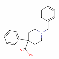 1-Benzyl-4-phenylpiperidine-4-carboxylic acid Structure,61886-17-7Structure