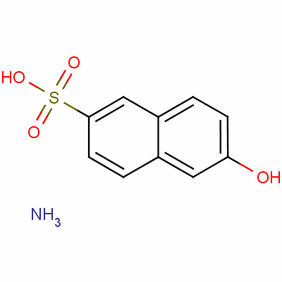 6-Hydroxy-2-naphthalenesulfonic acid monoammonium salt Structure,61886-35-9Structure