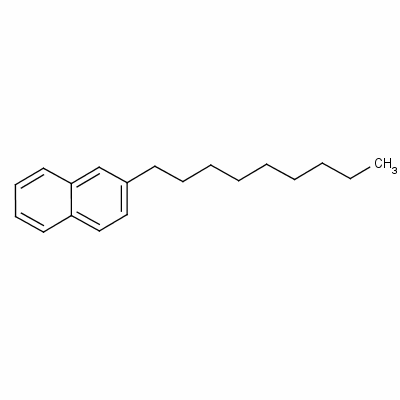 2-壬基萘結構式_61886-67-7結構式