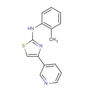 N-(2-methylphenyl)-4-(3-pyridinyl)-2-thiazolamine Structure,61889-52-9Structure