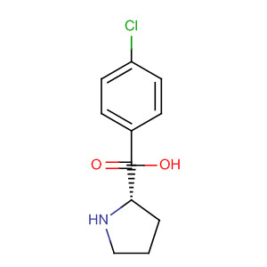 (S)-1-(4-氯苯基)吡咯烷-2-羧酸結(jié)構(gòu)式_61898-80-4結(jié)構(gòu)式