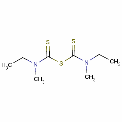 乙基甲硫基氨基硫代甲酸酐結構式_61900-98-9結構式