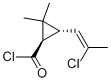 Cyclopropanecarbonyl chloride,3-(2-chloroethenyl)-2,2-dimethyl-,[1alpha,3beta(z)]- (9ci) Structure,61914-46-3Structure