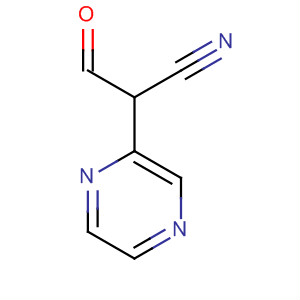 3-氧代-2-(吡嗪-2-基)丙腈結(jié)構(gòu)式_61959-39-5結(jié)構(gòu)式