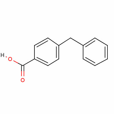 4-(Phenylmethyl)benzoic acid Structure,620-86-0Structure