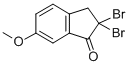 2,2-Dibromo-6-methoxy-1-indanone Structure,62015-81-0Structure