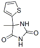 5-Mmethyl-5-thien-2-ylimidazolidine-2,4-dione Structure,62031-97-4Structure