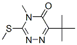 6-Tert-butyl-4-methyl-3-(methylthio)-1,2,4-triazin-5(4h)-one Structure,62036-60-6Structure