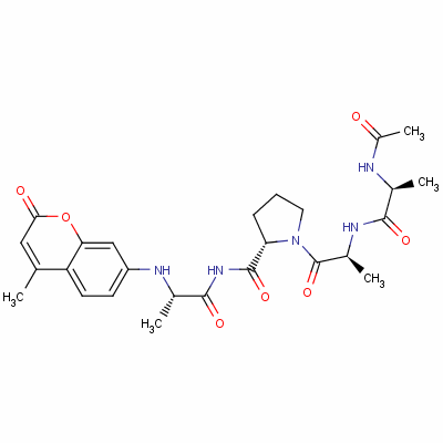 Ac-ala-ala-pro-ala-amc Structure,62037-45-0Structure