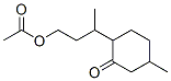 2-[3-(Acetyloxy)-1-methylpropyl]-5-methylcyclohexanone Structure,62048-31-1Structure