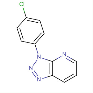 3-(4-Chlorophenyl)-3h-1,2,3-triazolo[4,5-b]pyridine Structure,62051-99-4Structure