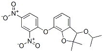 7-(2,4-Dinitrophenoxy)-2,3-dihydro-2,2-dimethyl-3-(1-methylethoxy)benzofuran Structure,62059-48-7Structure