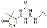 2-(6-Cyclopropylamino-1,4-dihydro-4-oxo-1,3,5-triazin-2-ylamino)-2-methylpropionic acid Structure,62059-49-8Structure