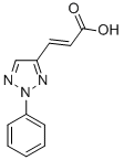 (2E)-3-(2-phenyl-2h-1,2,3-triazol-4-yl)acrylic acid Structure,6206-87-7Structure