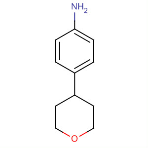 4-(四氫-吡喃-4-基)-苯胺結(jié)構(gòu)式_62071-40-3結(jié)構(gòu)式