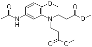 3-[N,N-Bis(methoxycarbonylethyl)]amino-4-methoxyacetanilide Structure,62072-82-6Structure