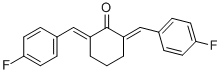 2,6-Bis(4-fluorobenzylidene)cyclohexanone Structure,62085-74-9Structure