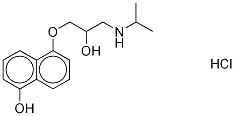 5-[2-Hydroxy-3-(isopropylamino)propoxy]naphthalen-1-ol hydrochloride Structure,62117-35-5Structure