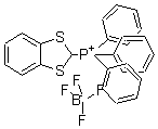 1,3-Benzodithiol-2-yltriphenyl phosphonium tetrafluoroborate Structure,62217-34-9Structure