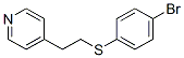 4-[2-(4-Bromophenylthio)ethyl]pyridine Structure,62237-50-7Structure