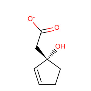 (S)-2-(1-環(huán)戊烯基)乙酸酯結(jié)構(gòu)式_62247-42-1結(jié)構(gòu)式